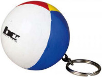 Key Chains: Beach Ball Stress Ball Keychains